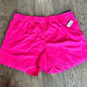 Old Navy Women’s Pull-On Shorts XXL Bright Pink Elastic Waist Casual Summer NWT